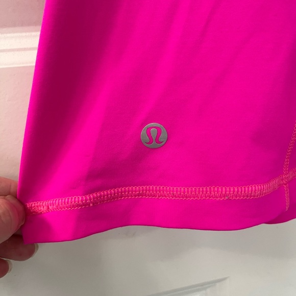 Lululemon tank top size 4 pink strap it like it’s hot criss cross luxtreme - Picture 4 of 6